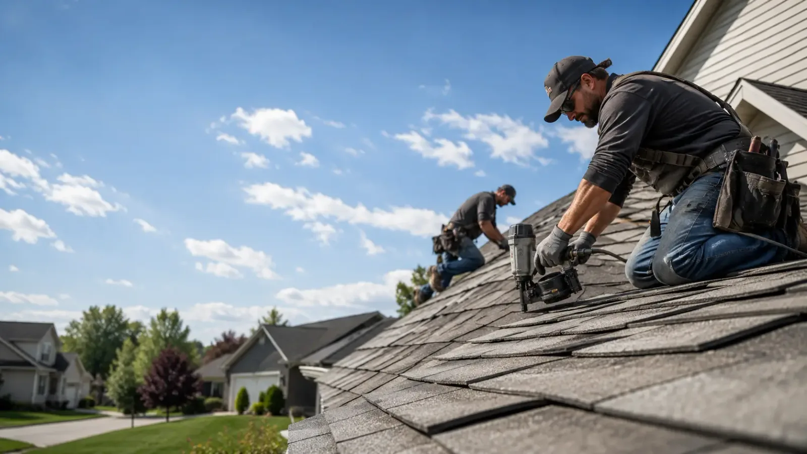Storm Damage Roof Repair in Hamilton, PA near me